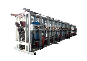 重型木屋防開(kāi)裂立式雙面拼板/拼方機